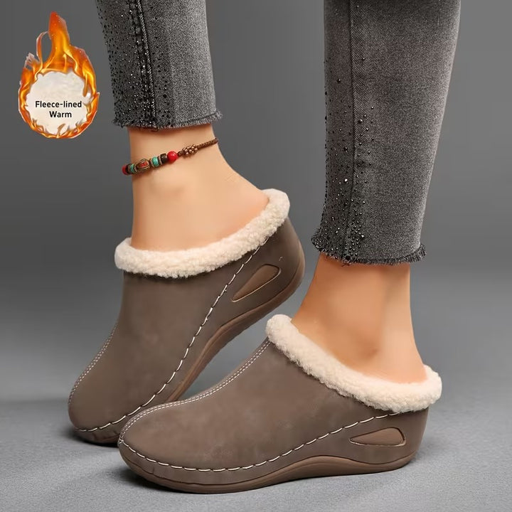 Evelyn - Cozy Slip-On Loafers with Fleece Lining
