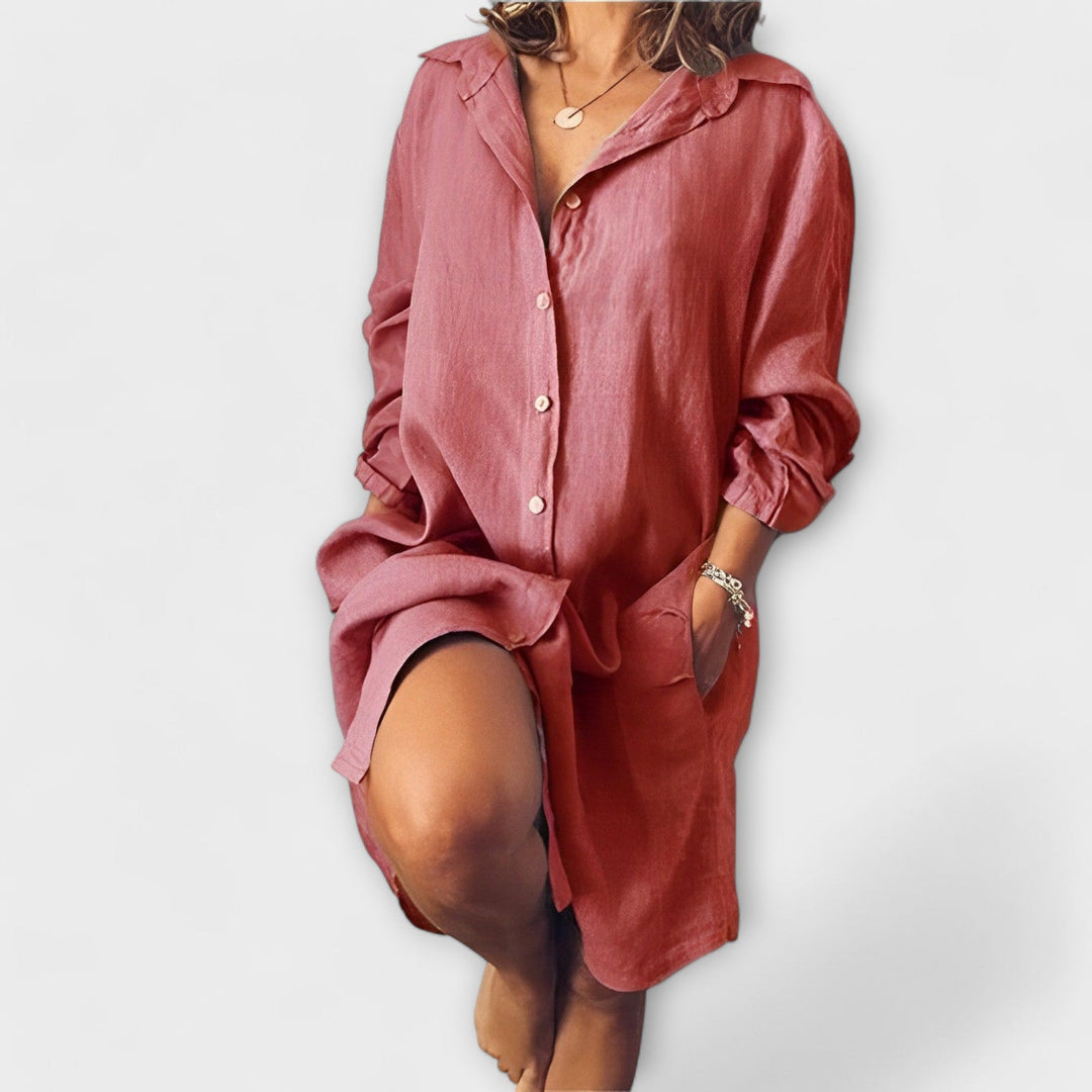 Lorivelle – Casual Linen Blouse for Everyday Wear