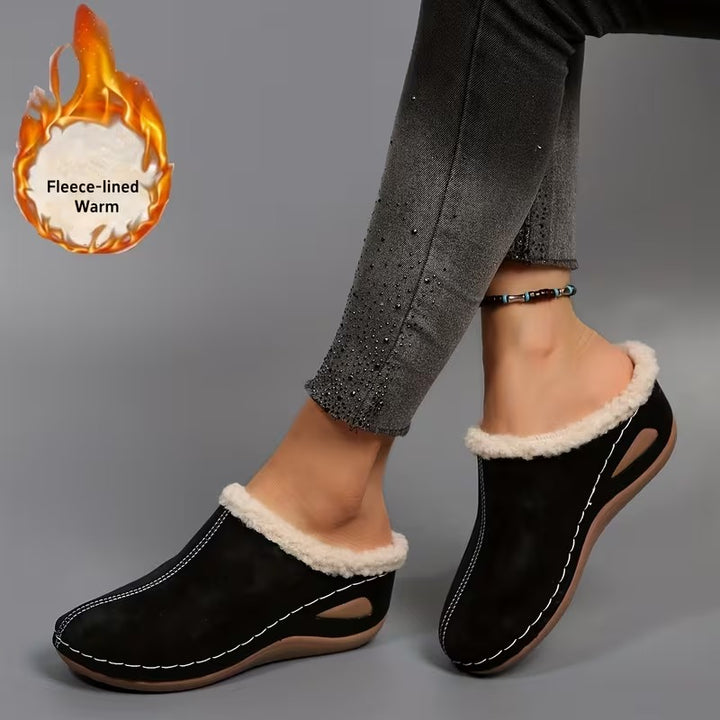 Evelyn - Cozy Slip-On Loafers with Fleece Lining
