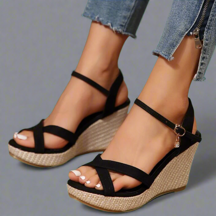 Xeltrud | Comfortable Wedge Platform Sandals