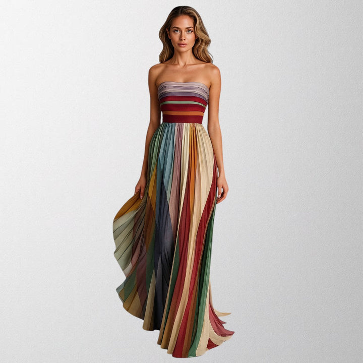 Emily - Colourful sleeveless dress