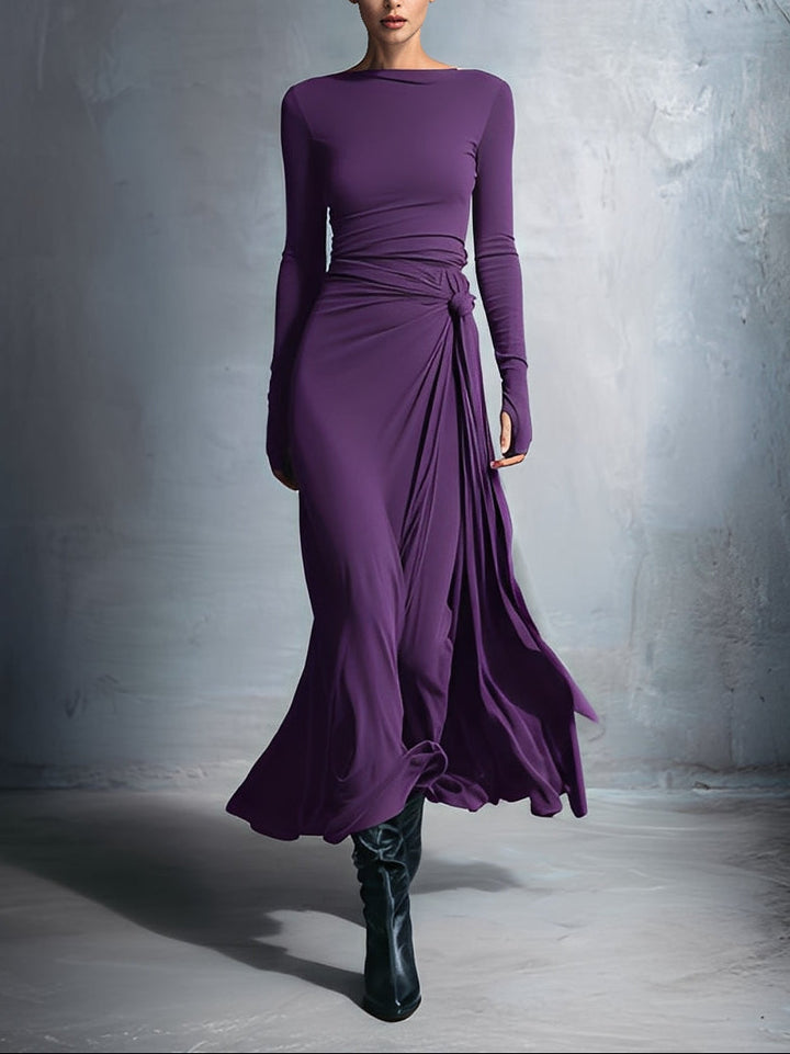 Naiara | Maxi dress with side knot