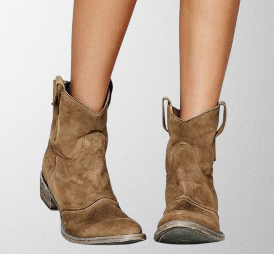 Olivia – Suede ankle boots