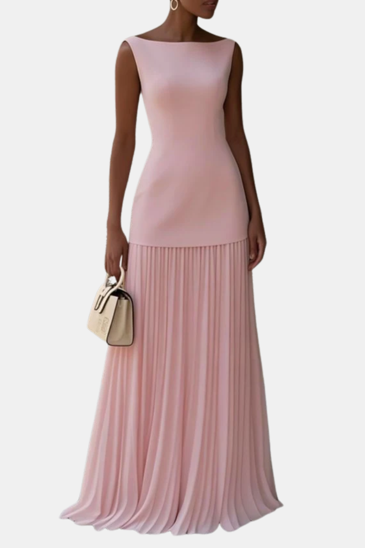 Daphne - Maxi Dress with Pleats