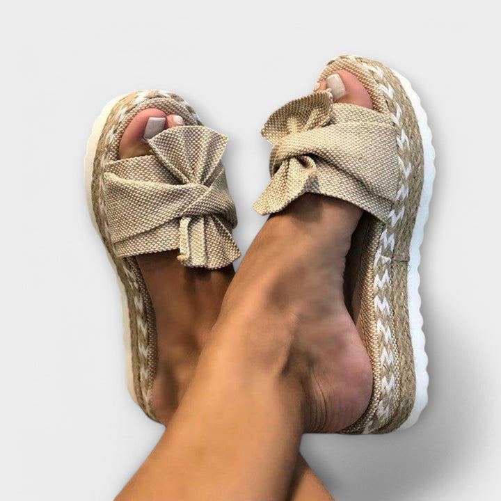 Solegenius – Orthopedic Sandals with Bow Detail
