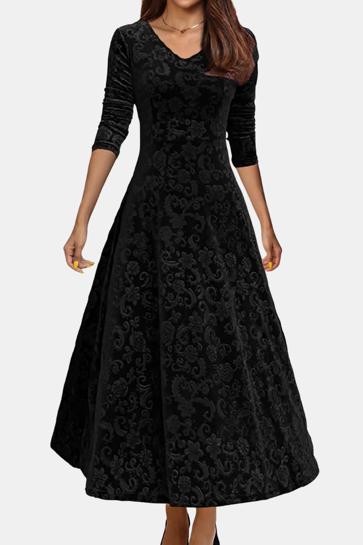 Beatrice - Velvet Elegance Dress