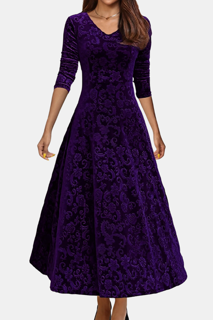 Beatrice - Velvet Elegance Dress