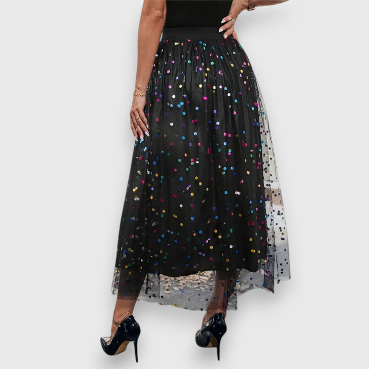 Leonie – Colorful Polka Dot Skirt