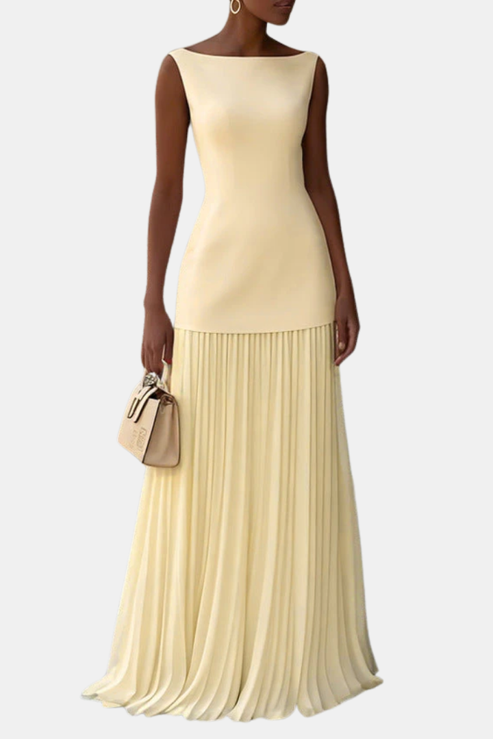 Daphne - Maxi Dress with Pleats