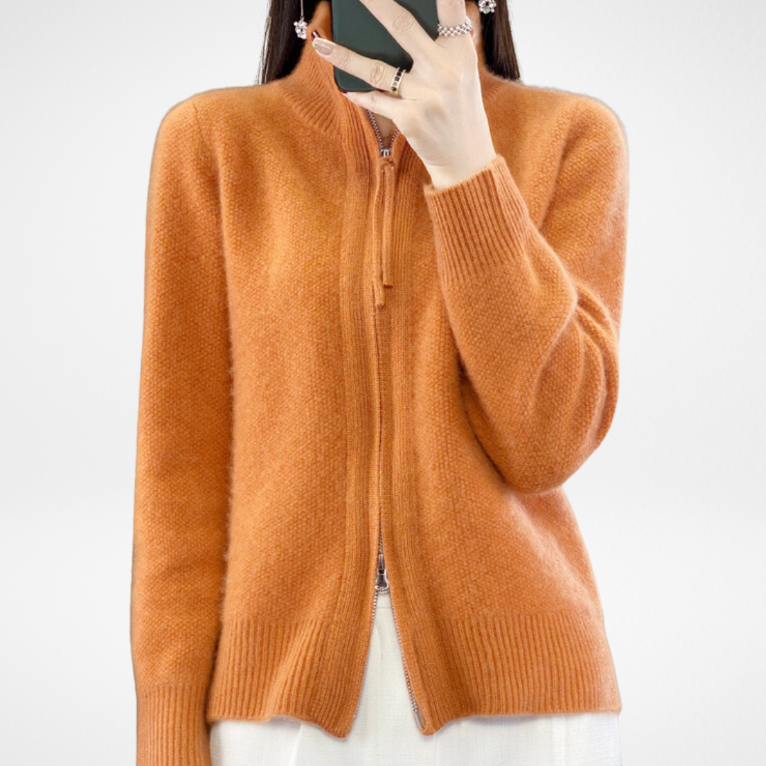 Lisa | Cashmere Zip Vest