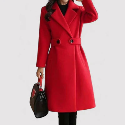 Clara – Wool Coat with Belt