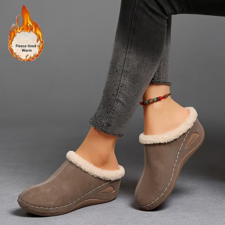 Evelyn - Cozy Slip-On Loafers with Fleece Lining