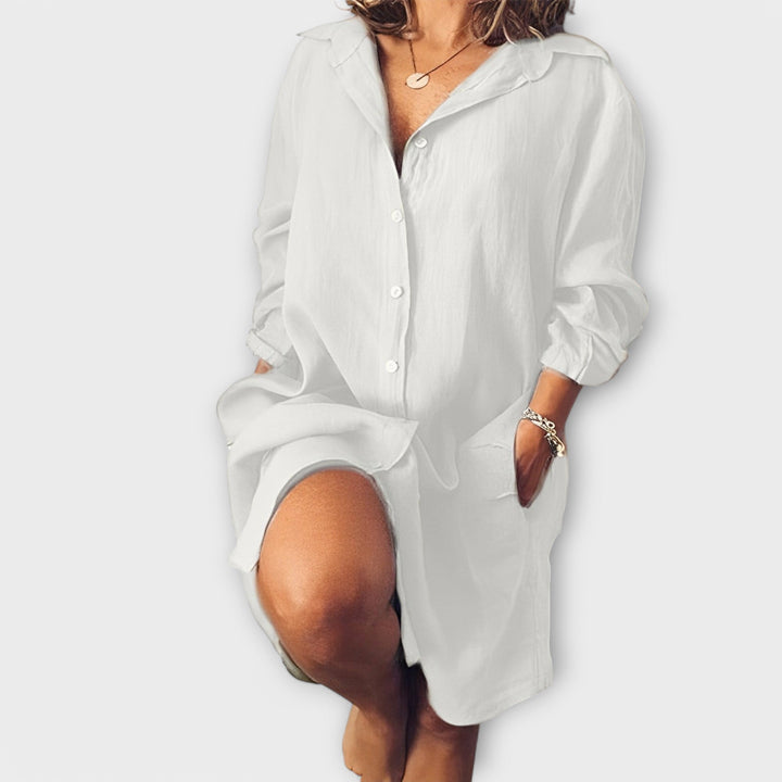 Lorivelle – Casual Linen Blouse for Everyday Wear