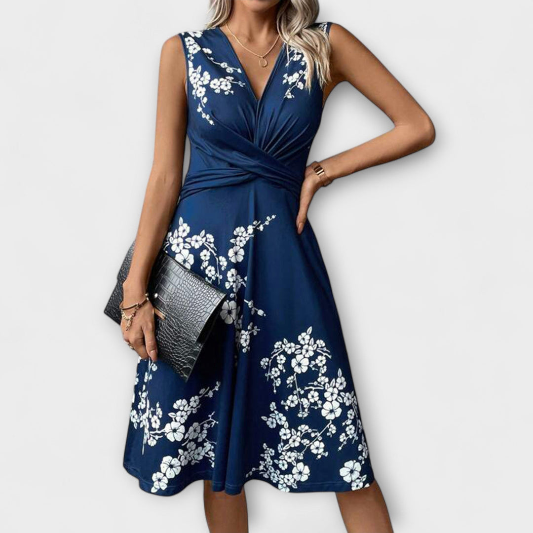 Lina – Summer Dress with Wrap Neckline