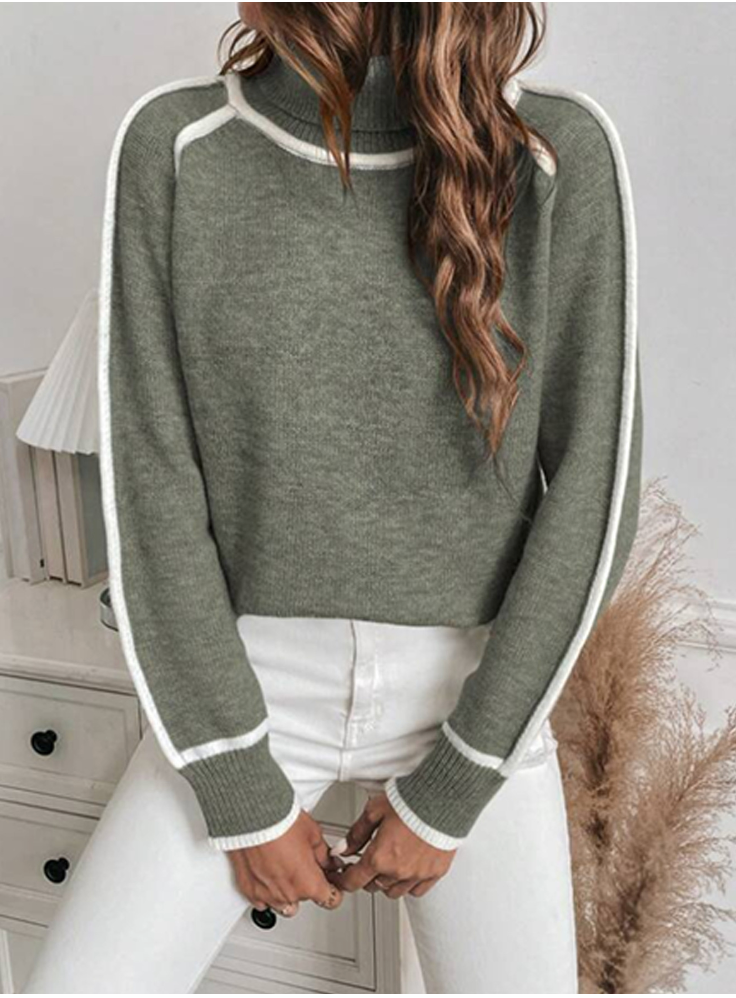 Fiora | Sweet jumper with high collar