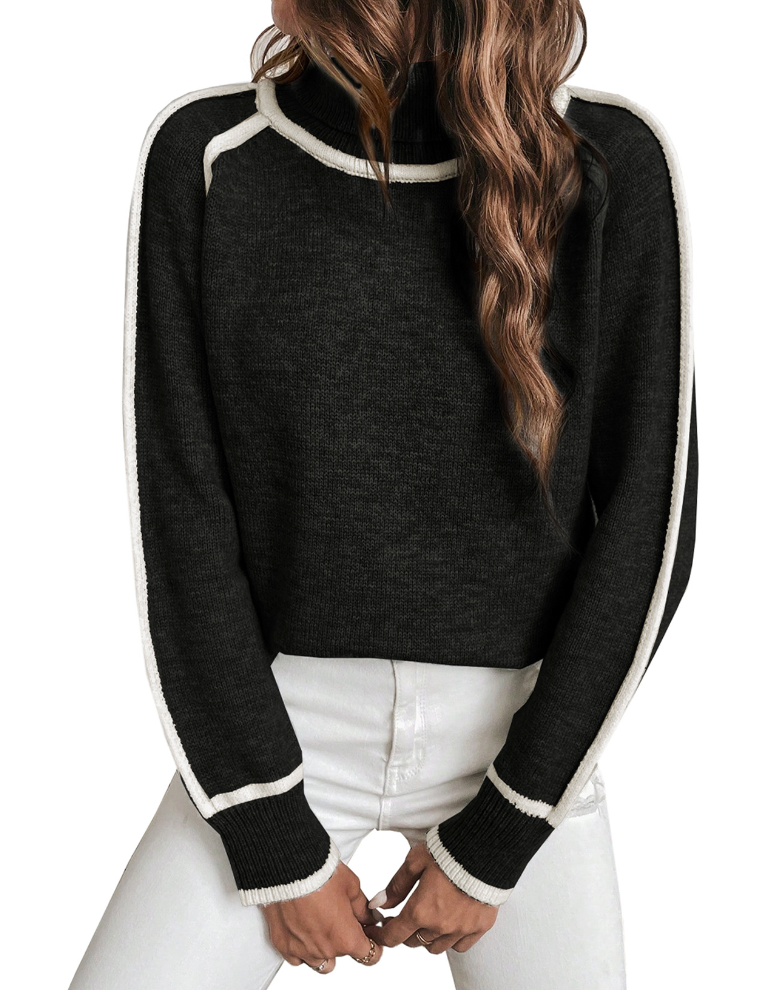 Fiora | Sweet jumper with high collar