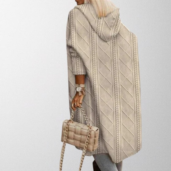Olivia - Extended Length Hooded Cardigan