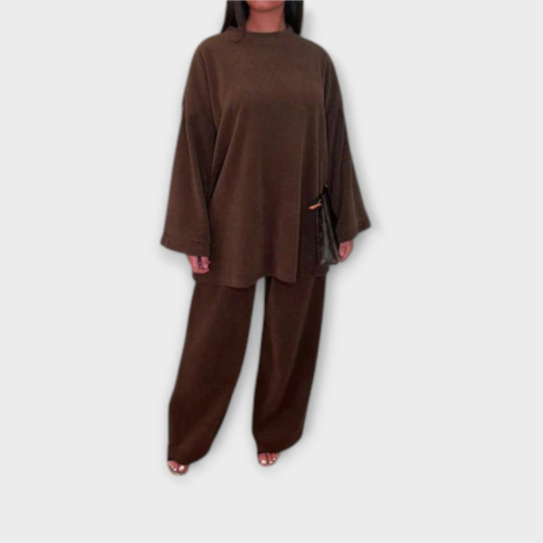 Ingrid - Plus Size Set - Ribbed Style