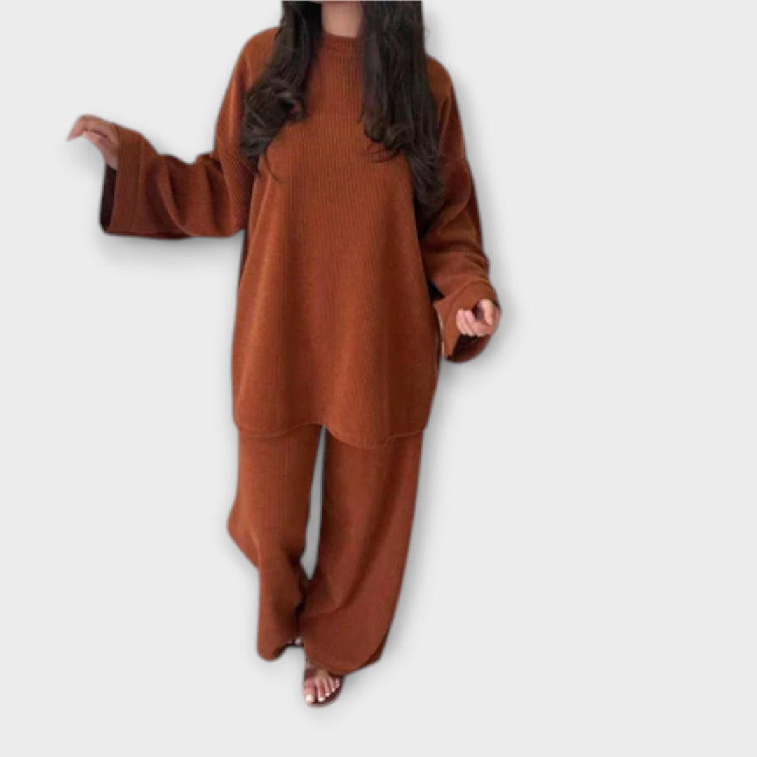 Ingrid - Plus Size Set - Ribbed Style